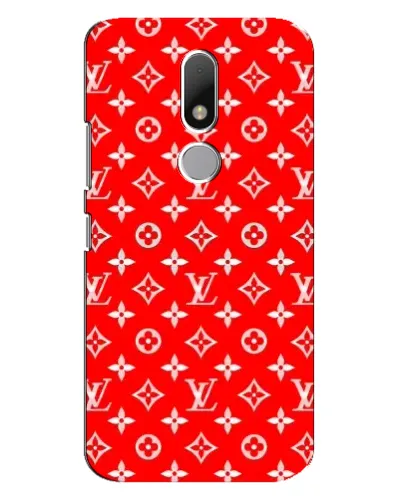 Чехол для Motorola Moto M с картинкой «Яркий паттерн LV»