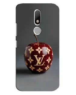 Чехол для Motorola Moto M с картинкой «Красное яблоко LV»