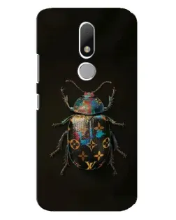 Чехол для Motorola Moto M с картинкой «LV — мраморный принт»