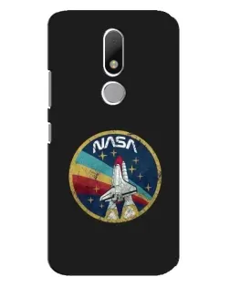 Чехол для Motorola Moto M с картинкой «NASA — эмблема миссии»