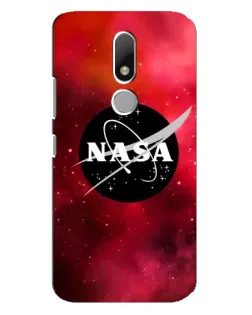 Чехол для Motorola Moto M с картинкой «NASA — красная туманность»