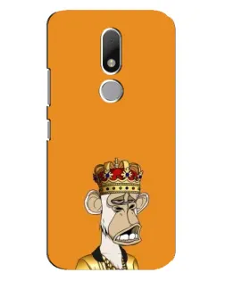Чехол для Motorola Moto M с картинкой «Золотая обезьяна Bored Ape»