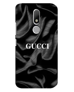 Чехол для Motorola Moto M с картинкой «Gucci — шелковые волны»