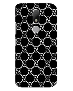 Чехол для Motorola Moto M с картинкой «Gucci — сетчатый паттерн»