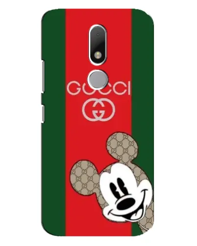 Чехол для Motorola Moto M с картинкой «Gucci — полосы и Микки» Чехол для Motorola Moto M с картинкой «Gucci — полосы и Микки»