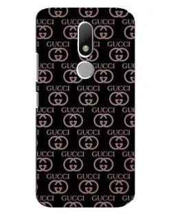Чехол для Motorola Moto M с картинкой «Классическая монограмма Gucci»
