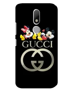 Чехол для Motorola Moto M с картинкой «Gucci — герои Disney»