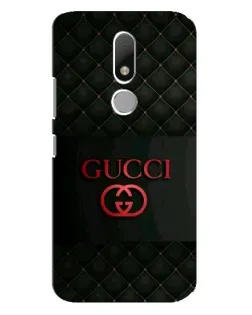 Чехол для Motorola Moto M с картинкой «Gucci — стеганый черный»