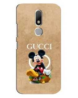 Чехол для Motorola Moto M с картинкой «Микки Маус Gucci — крафт»