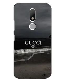 Чехол для Motorola Moto M с картинкой «Gucci — морской прибой»