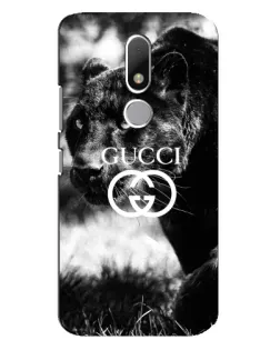 Чехол для Motorola Moto M с картинкой «Gucci — дикая природа»