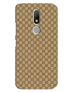 Чехол для Motorola Moto M с картинкой «Gucci — классический беж»