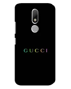 Чехол для Motorola Moto M с картинкой «Gucci — неоновый минимализм»