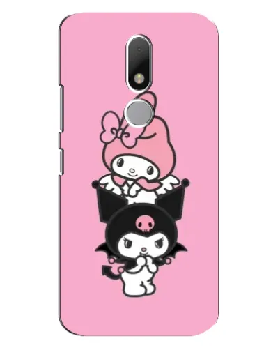 Чехол для Motorola Moto M с картинкой «My Melody и Kuromi»