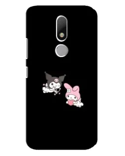 Чехол для Motorola Moto M с картинкой «My Melody и Kuromi»