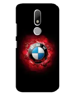 Чехол для Motorola Moto M с картинкой «Логотип BMW — вспышка»