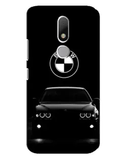 Чехол для Motorola Moto M с картинкой «BMW — взгляд из темноты»