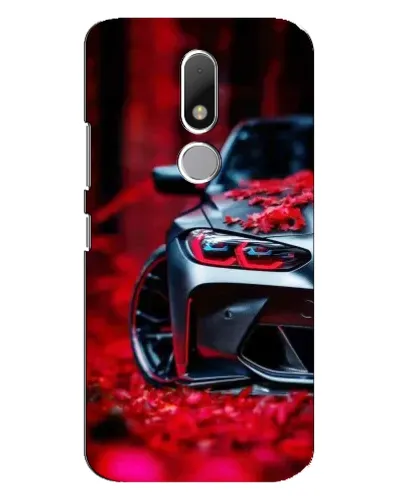 Чехол для Motorola Moto M с картинкой «Спортивная BMW и цветы» Чехол для Motorola Moto M с картинкой «Спортивная BMW и цветы»