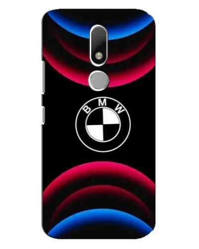 Чехол для Motorola Moto M с картинкой «Логотип BMW и неоновые дуги» Чехол для Motorola Moto M с картинкой «Логотип BMW и неоновые дуги»