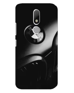Чехол для Motorola Moto M с картинкой «Эмблема BMW — макро»