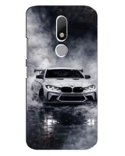 Чехол для Motorola Moto M с картинкой «BMW сквозь туман»