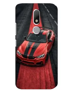 Чехол для Motorola Moto M с картинкой «BMW на красной дорожке»