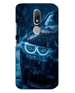 Чохол для Motorola Moto M з картинкою «BMW під дощем»