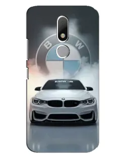 Чохол для Motorola Moto M з картинкою «BMW в білому диму»