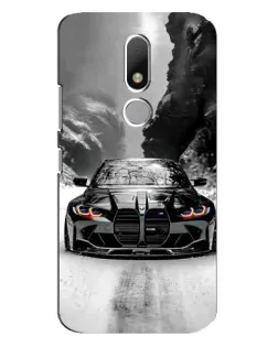 Чохол для Motorola Moto M з картинкою «BMW — акварельний дрифт»