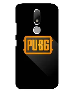 Чехол для Motorola Moto M с картинкой «PUBG — рамка лого»
