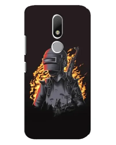 Чехол для Motorola Moto M с картинкой «PUBG — огненный силуэт» Чехол для Motorola Moto M с картинкой «PUBG — огненный силуэт»