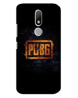 Чехол для Motorola Moto M с картинкой «PUBG — золотой логотип»