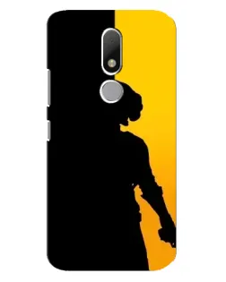 Чехол для Motorola Moto M с картинкой «Тень воина PUBG»