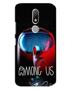 Чехол для Motorola Moto M с картинкой «Красный импостер — макро» Чехол для Motorola Moto M с картинкой «Красный импостер — макро»