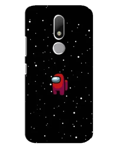 Чехол для Motorola Moto M с картинкой «Красный Among Us»