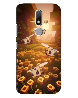 Чехол для Motorola Moto M с картинкой «Поле подсолнухов»