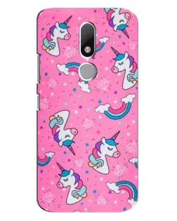 Чехол для Motorola Moto M с картинкой «Unicorn паттерн розовый» Чехол для Motorola Moto M с картинкой «Unicorn паттерн розовый»