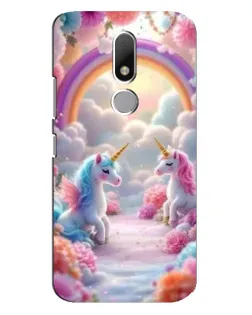 Чехол для Motorola Moto M с картинкой «Радуга и единороги» Чехол для Motorola Moto M с картинкой «Радуга и единороги»