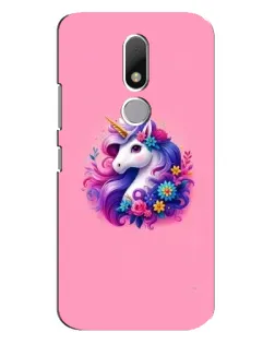 Чехол для Motorola Moto M с картинкой «Сказочный единорог»