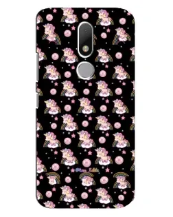 Чехол для Motorola Moto M с картинкой «Magic Unicorn паттерн»