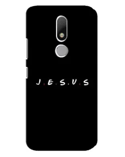 Чехол для Motorola Moto M с картинкой «Точки веры J.E.S.U.S.»