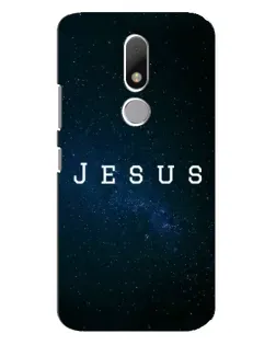 Чехол для Motorola Moto M с картинкой «Звездное небо Jesus»