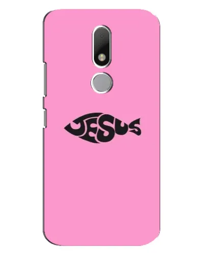 Чехол для Motorola Moto M с картинкой «Розовый символ Jesus» Чехол для Motorola Moto M с картинкой «Розовый символ Jesus»