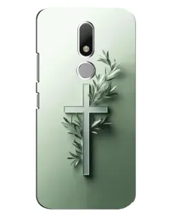 Чехол для Motorola Moto M с картинкой «Оливковая ветвь»