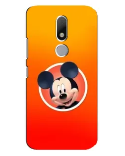 Чехол для Motorola Moto M с картинкой «Mickey в круге»