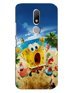 Чехол для Motorola Moto M с картинкой «Развлечения на пляже»