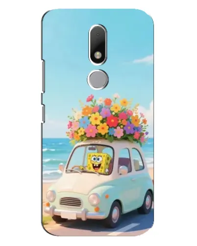 Чехол для Motorola Moto M с картинкой «Автомобильное путешествие»