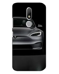 Чехол для Motorola Moto M с картинкой «Tesla Model S Look»