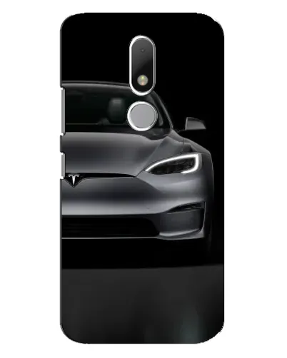 Чехол для Motorola Moto M с картинкой «Tesla Model S Look»
