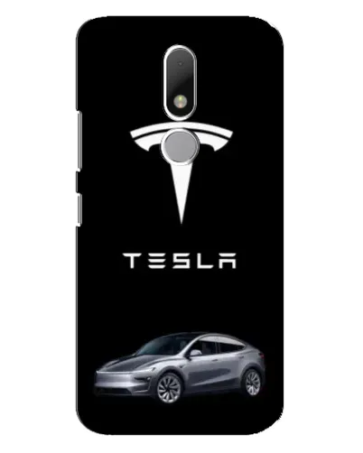 Чехол для Motorola Moto M с картинкой «Tesla Model Y»